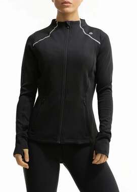 Alexo Athletica Women's Medium Black Performance Full Zip Jacket
